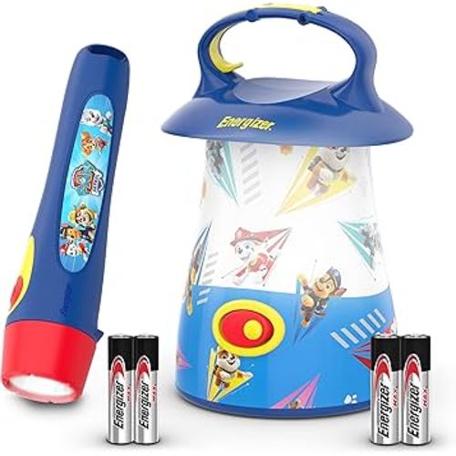 Energizer PAW Patrol Kids LED Lantern and Handheld Flashlight Combo Pack, Great Lightweight LED Flashlights for Kids, Batteries Included