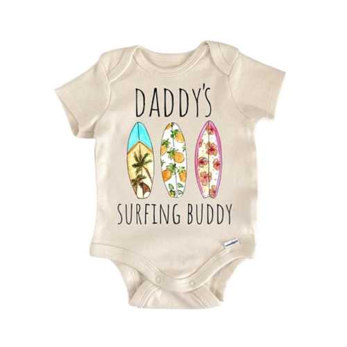Surfing Surfer Beach Baby Onesie® Newborn Cotton Bodysuit Baby Shower Gift