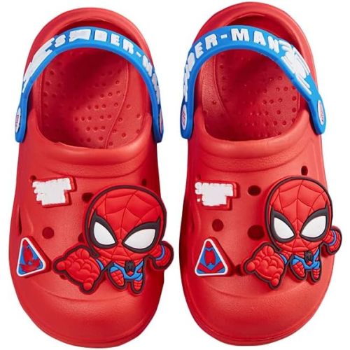 Toddler Boys' Cartoon Sandals,Cozy Non-Slip Bathroom Shower Slippers,Slip-On Beach Pool Slides