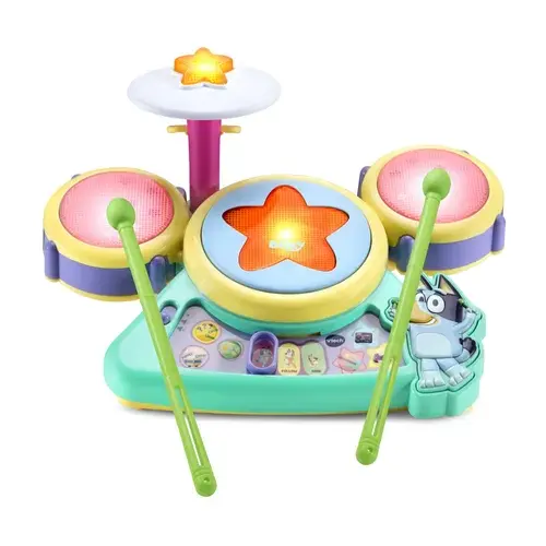 VTech Bluey Hooray Drum Set | Baby Bunting AU
