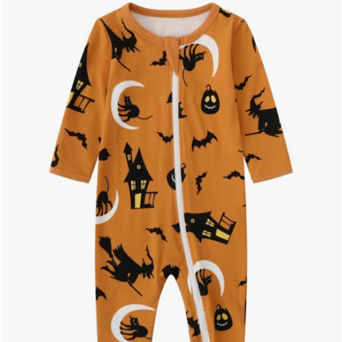 O2 BABY Baby Boys Girls Organic Cotton Zip-Front Sleeper Pajamas, Footed Sleep 'n Play