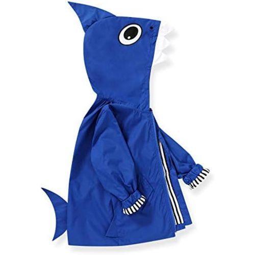 YOUNGER TREE Toddler Baby Boy Girl Duck Raincoat Cute Cartoon Hoodie Zipper Coat Outfit