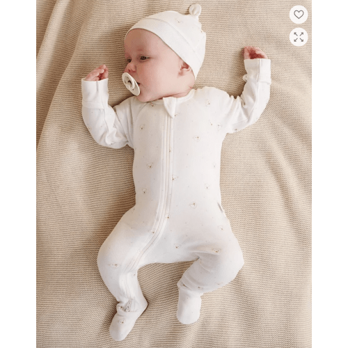 Purebaby
Unisex Zip Footie & Hat Set - Baby
Newborn