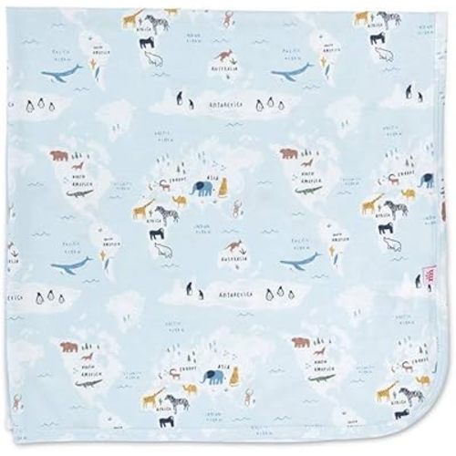 Magnetic Me Modal Soothing Swaddle Blanket | Silky Soft Modal Fabric | Sea The World | One Size