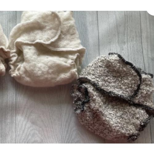 Newborn wool diaper cover