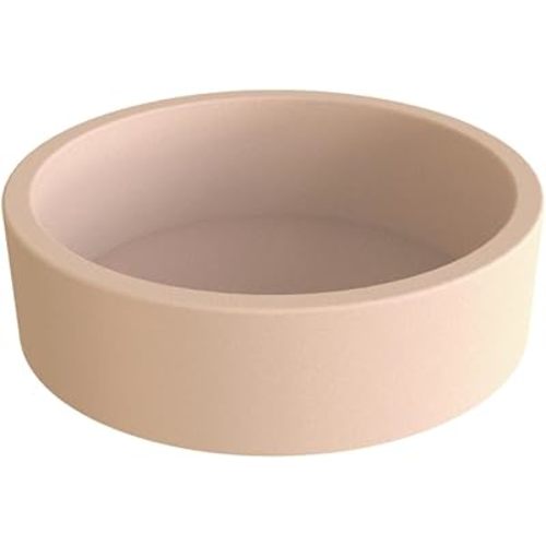 Wonder Space 47" Premium Kids Foam Ball Pit, CPSIA-Certified Safe Soft Play Pool for Toddlers, Large Spacious Round Design for 2-3 Kids, Ideal Gift for Indoor Nursery (Beige)