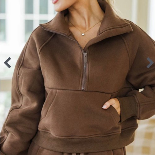 NURSING COLLECTION: Love In Every Layer Brown Pullover
