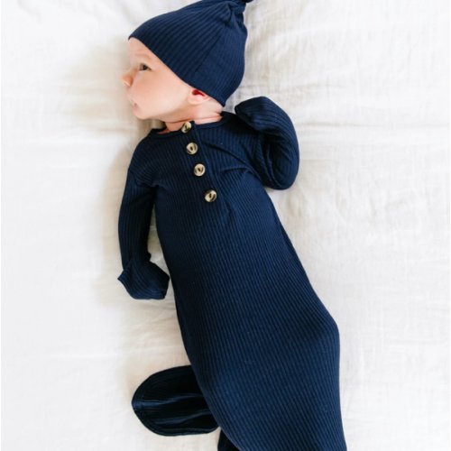 Hayden Ribbed Knotted Gown