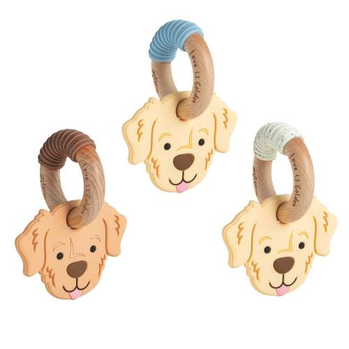 Mud Pie Golden Retriever Teether