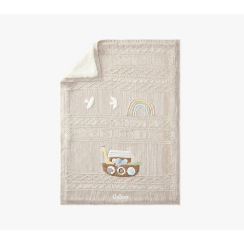 Noah's Ark Heirloom Baby Blanket