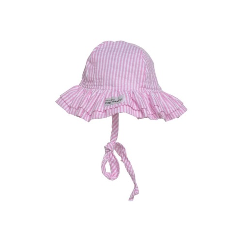 Baby UPF 50+ Double Ruffle UV Blocking Sun Hat, Medium