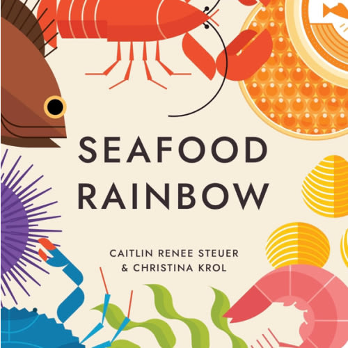 Seafood Rainbow Board Book: Ocean Food Rhymes, Colors & Shapes. Baby-Toddler Learning 0-4 Years. Read-Aloud Early Reader, Preschool Fun, Classroom Must Have & Gift By Chunky Deli