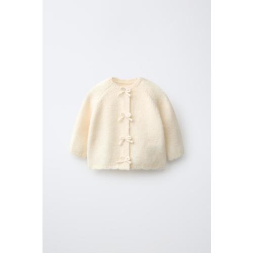 BOW CARDIGAN - Vanilla | ZARA United States