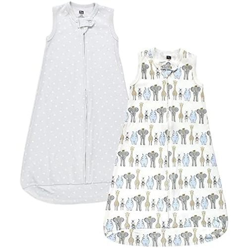 Hudson Baby Unisex Baby Interlock Cotton Sleeveless Sleeping Bag