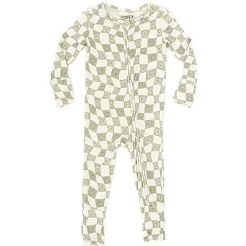 Organic Baby Bamboo Rompers & Two Piece Sets with 11 Signature Prints - Infant Zipper Jumpsuits
