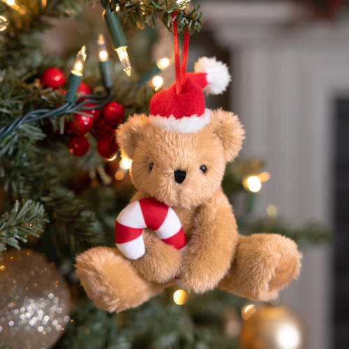 4 In. Candy Cane Ornament – Vermont Teddy Bear