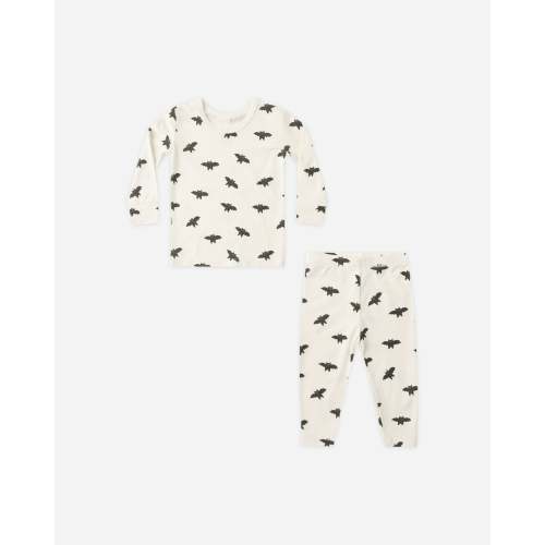 Bamboo Pajama Set Bats – Quincy Mae