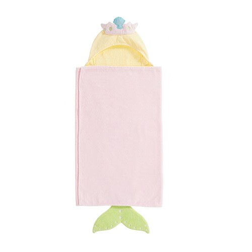 Mermaid Plush Kid Hooded Towel