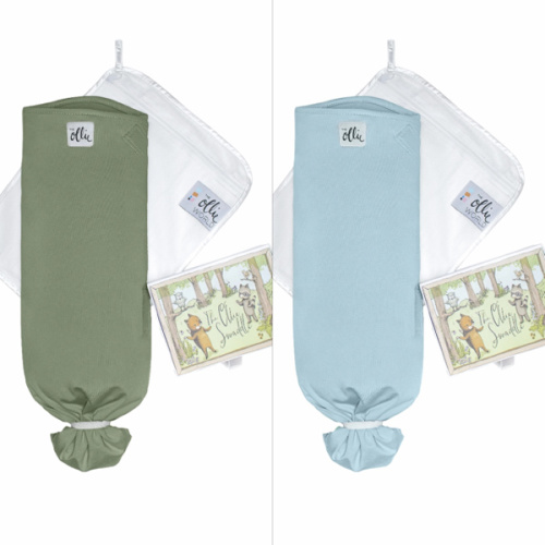 The Ollie® Swaddle Bundle (2-Pack) | Best Baby Swaddle for Sleep | Olive & Sky Colors