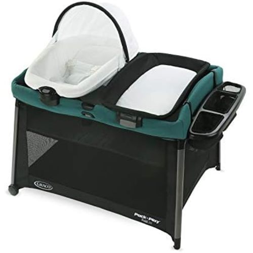Graco® Pack 'n Play FoldLite Playard | Lightweight Travel Pack 'n Play with Easy Compact Fold Remi