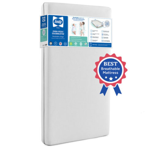 Sealy OmniPedic DuoBreathe | 2-Stage Breathable Crib Mattress