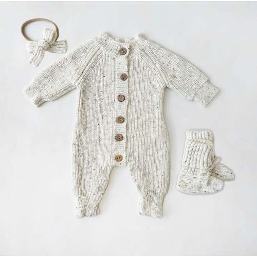 Coco Speckle Meko Jumpsuit Set – Olive and Cradle