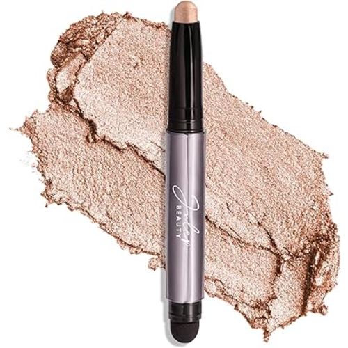 Julep Eyeshadow 101 Cream-to-Powder Waterproof Shadow Stick – Champagne Shimmer – Long-Lasting, Crease-Proof, Medium Golden-Beige Shimmer Cream Eyeshadow with Built-in Smudger