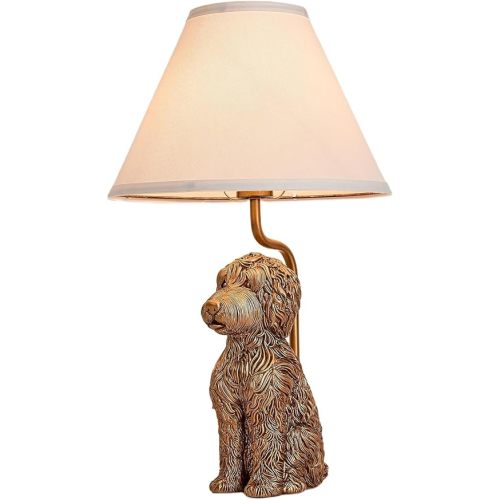 Doodle Dog Table Lamp with Fabric Shade