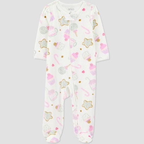 Carter's Just One You® Baby Girls' Sweet Treats Sleep N' Play - Pink/Ivory 3M