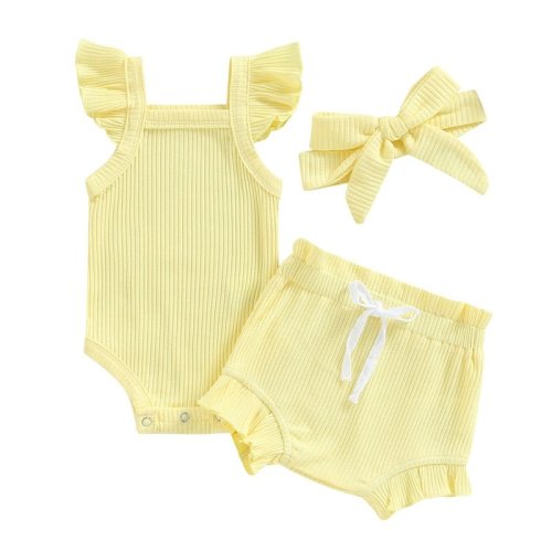 Pastel Ruffle Onesie Set – The Ollie Bee
