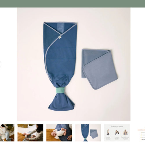 b.e.s.t. swaddle - Coastal Blue