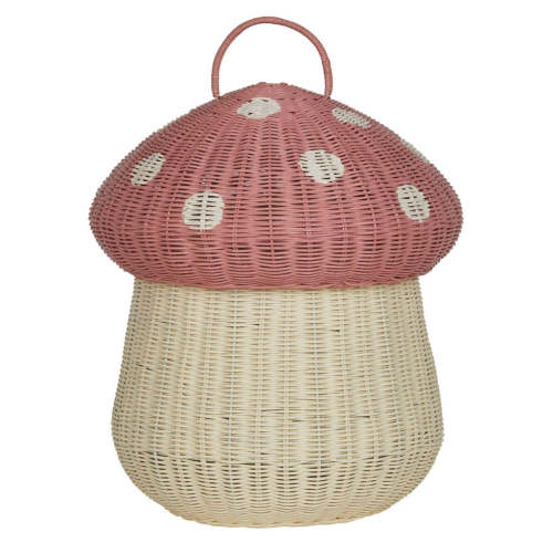 Rattan Mushroom Storage Basket