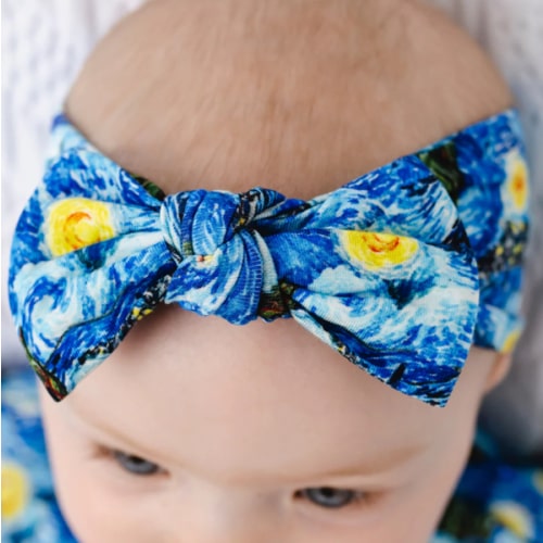 Starry Night Hair Bow