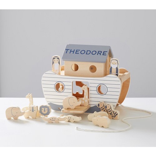 Noahs Ark Wooden Toy Set | Pottery Barn Kids