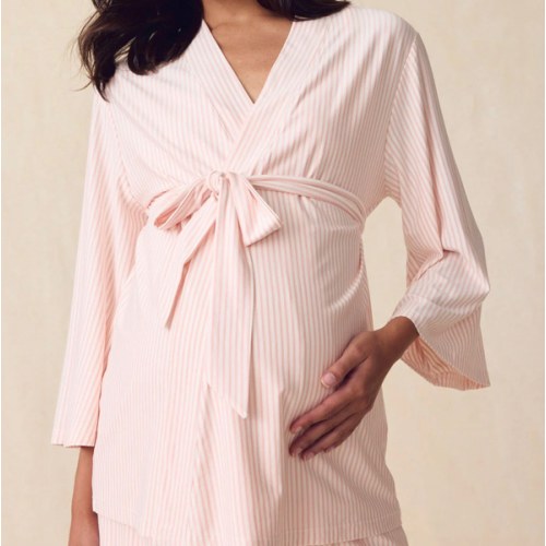 LAKE | Women | DreamModal Pajamas | Fog Maternity Kimono Bundle