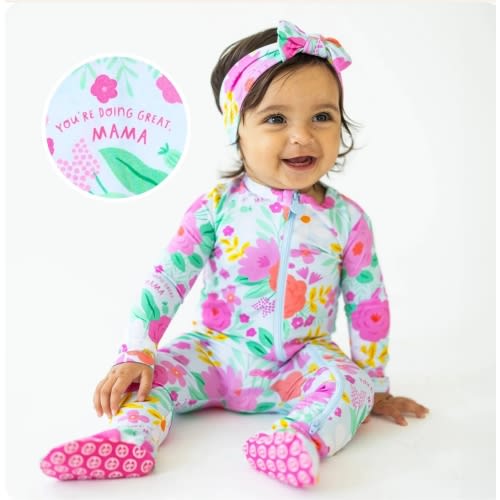 The Second-Skin Footie | Flower Power | Raising Mama