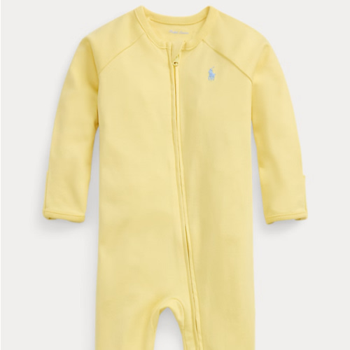 Cotton Interlock Footed Coverall