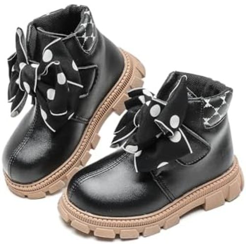 Kids Boots Girls Boys Shoes Side Zipper Cute Ankle Boot(Toddler/Little Kid)