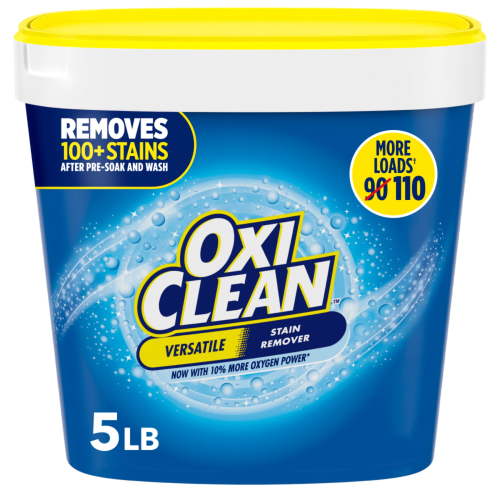 OxiClean Versatile Stain Remover Powder for Around the Home and Laundry , 5 lb