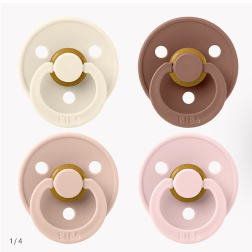 BIBS Colour 4 Pack - Ivory, Blush, Woodchuck, Blossom – Bibsworld store US