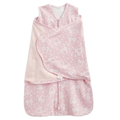 Halo® Sleepsack® x Disney Baby Swaddle, 100% Cotton, Confetti Minnie - Pink , Newborn Girls, 0-3 Months