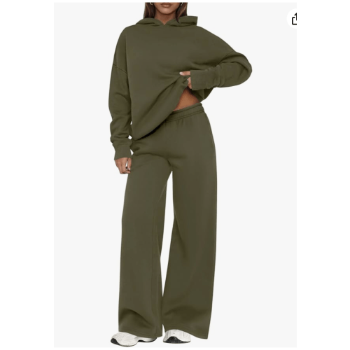 PRETTYGARDEN 2 Piece Lounge Sets for Women Matching Sweatsuits | Oversized Hoodies & Baggy Wide Leg Sweatpants,Casual Sweat Set,Workout Tracksuit,Airport Travel Outfits,Fashion Fall Clothes