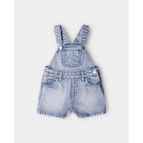 Denim Light Wash Baby Denim Shortall | Best&Less™ Online