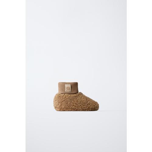 ANIMAL SLIPPERS - Brown | ZARA United States