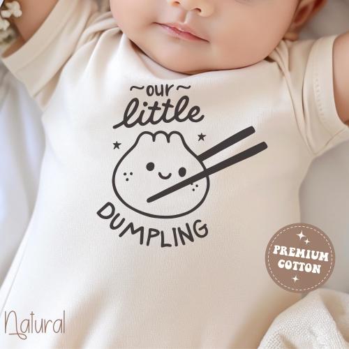 Little Dumpling Baby Onesies® Dimsum Baby Shower Cute Baby Shower Gift Onesies® Asian Food Baby Clothing Foodie Cute Baby Gift Newborn