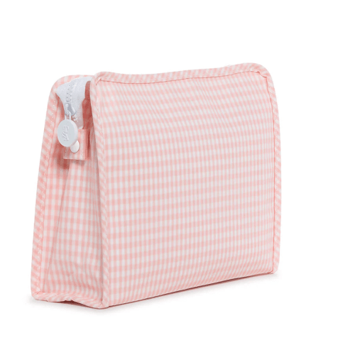 TRVL Roadie Large Zip Pouch - Gingham Taffy
