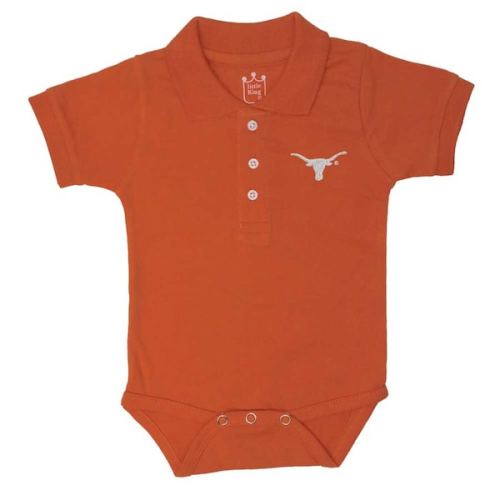 Texas Longhorns Newborn & Infant Lit Polo Bodysuit - Texas Orange