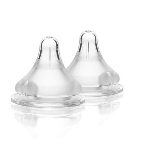Lansinoh NaturalWave Nipples - 2-Pack Slow Flow