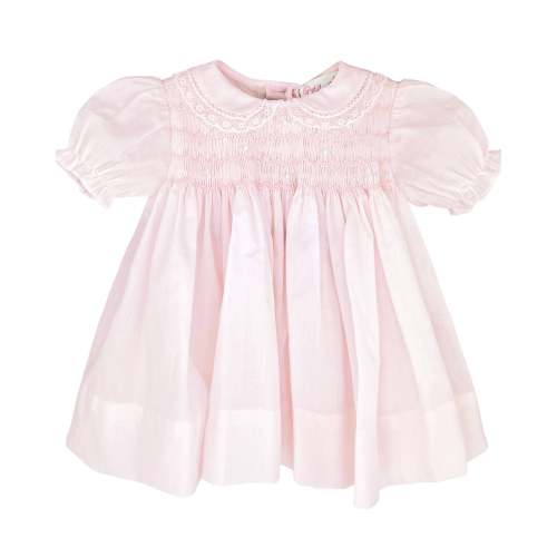 Franny Smocked Dress with Lace – Bolt Ranch Store