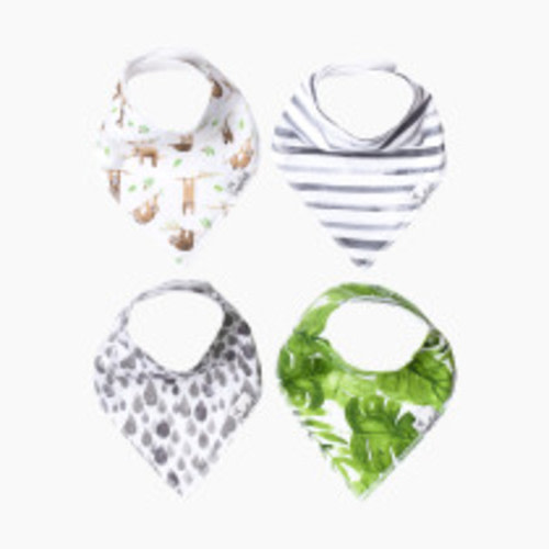 Copper Pearl Printed Bandana Bib Set (4-Pack) - Noah